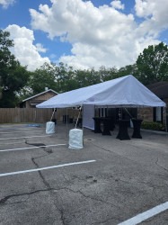 20FT X 40FT ECONOMIC FRAME PARTY TENT-WHITE (WITHOUT WALLS)